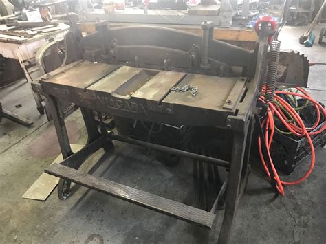 niagara sheet metal shear parts|used sheet metal stomp shear.